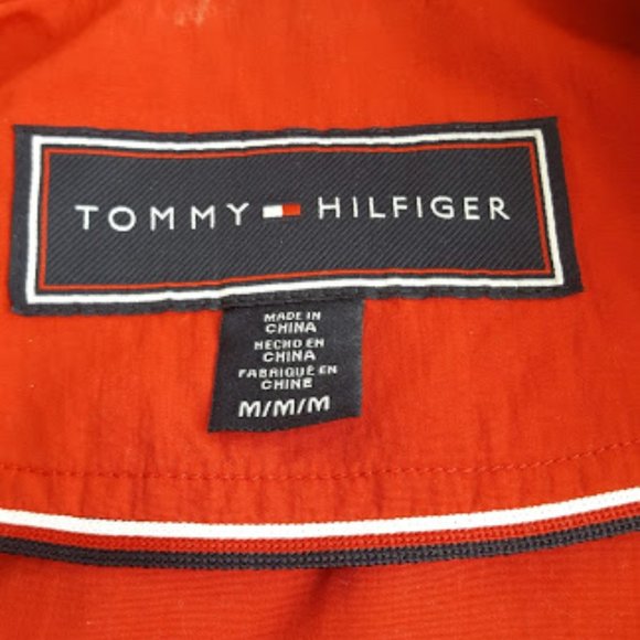 NWT Tommy Hilfiger Oversized Windbreaker / Rain Jacket, Size M - Picture 5 of 14